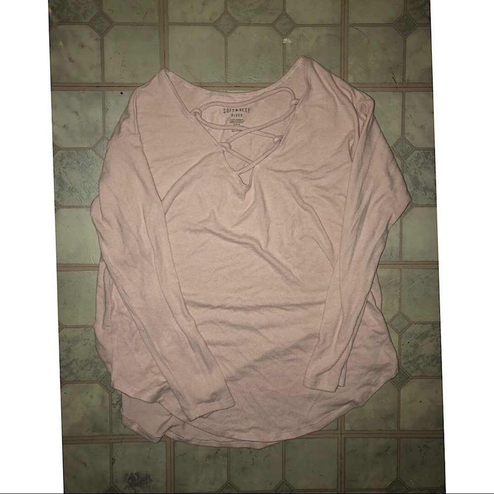 NEW! Criss Cross fluffy sweater